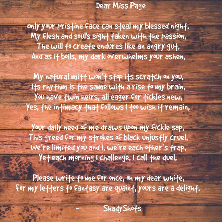 Dear Miss Page